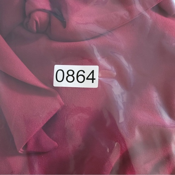 Maggy London Women's Midi Short Sleeve Sheath with Neck Tie Career Office Work - Picture 11 of 11